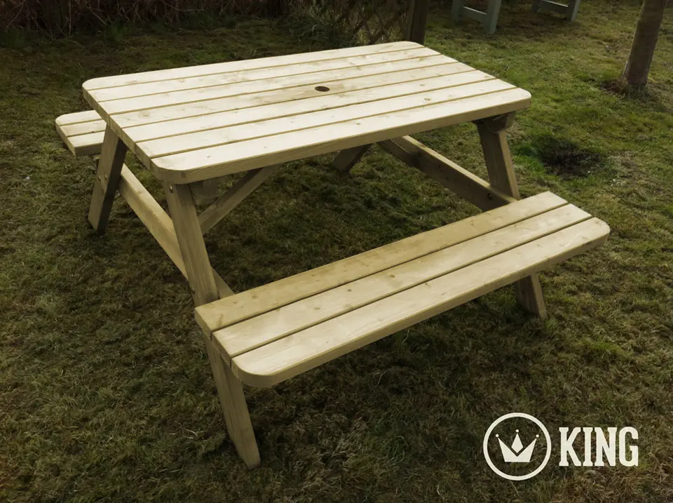 Picknicktafel KING® 140 cm (uit het pakket van 6) – foto 2