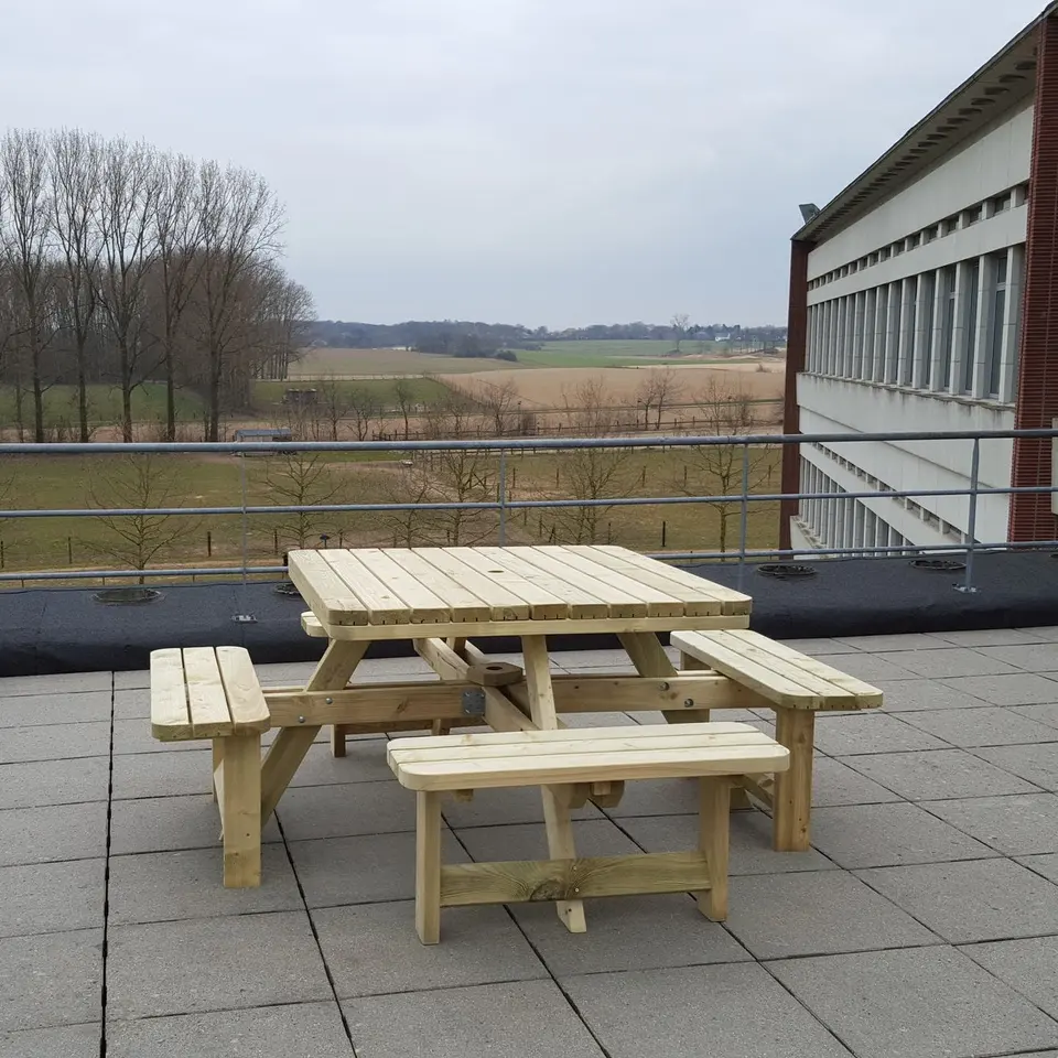 Vierkante picknicktafel KING® XXL (uit het pakket van 6) – foto 3