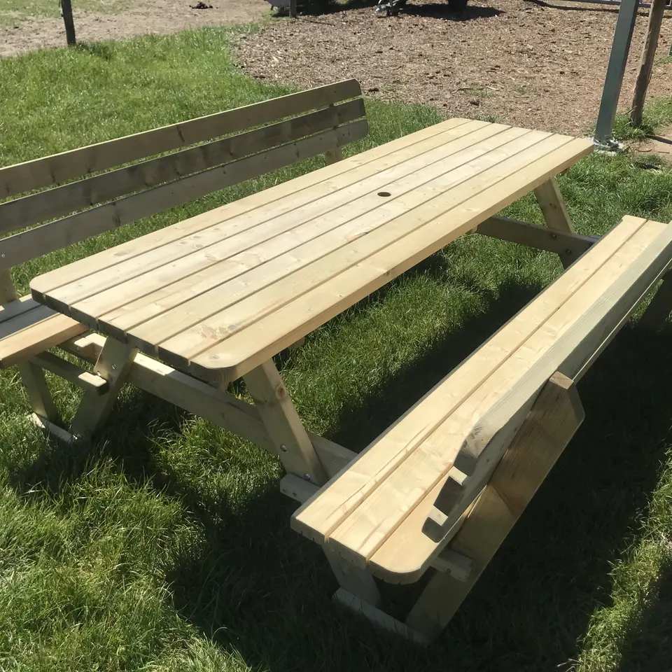 Picknicktafel KING® 240 cm met rugleuningen – foto 4
