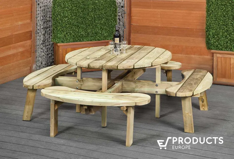 Ronde picknicktafel ROYAL KING® XXL