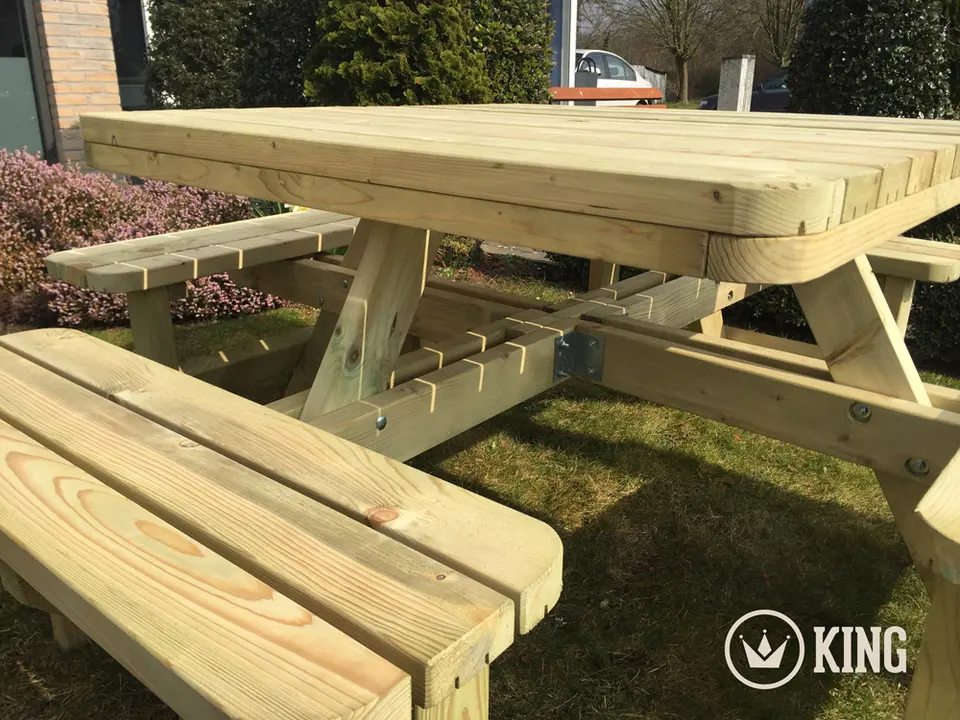 Vierkante picknicktafel KING® XXL – foto 2