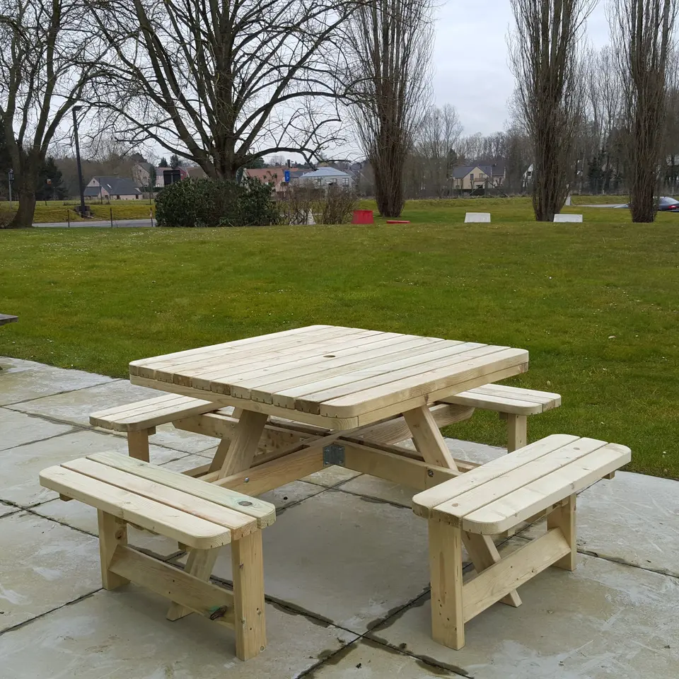 Vierkante picknicktafel KING® XXL – foto 6
